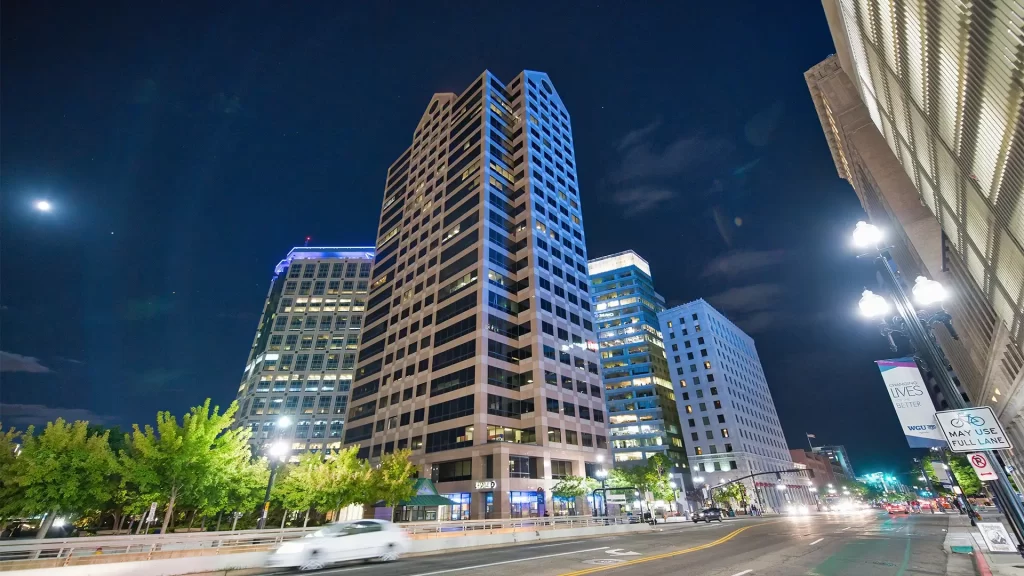 high-rise buildings in Salt Lake City, Utah