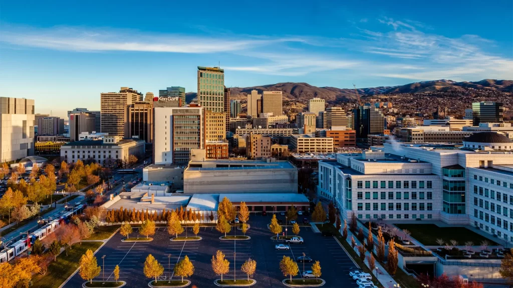 commercial center in Salt Lake City, Utah